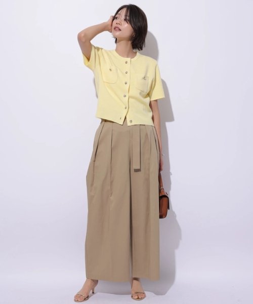 半袖キラキラニットジャケット 半袖キラキラニットジャケット YWU1225097602(9295円)