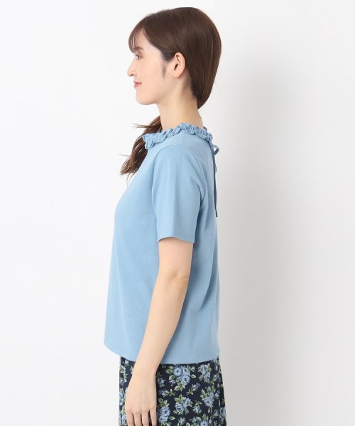  LAURA ASHLEY(ローラアシュレイ)/【2WAY/日本製/4color/コットン100％】フリルカラーTシャツ/img21