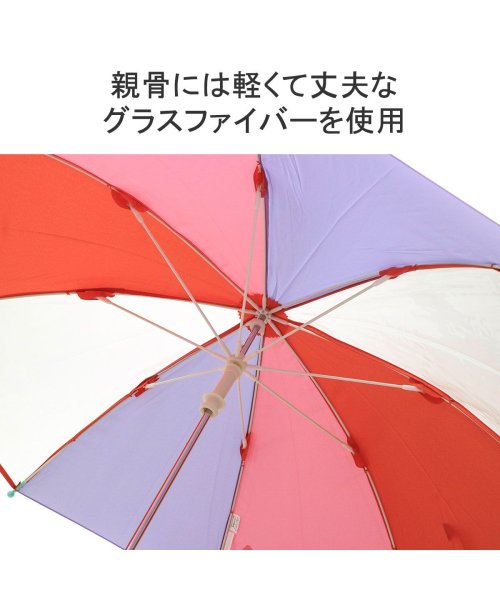 Wpc．(Wpc．)/Wpc. 傘 小学生 幼稚園 キッズ ダブリュピーシー 雨傘 可愛い 長傘 軽量 ビニール傘 45cm 手開き クレイジーパターンアンブレラ WKN0345/img04