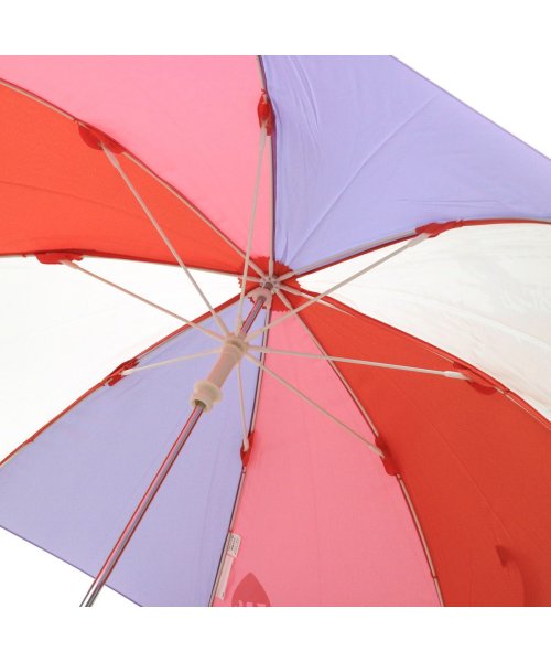 Wpc．(Wpc．)/Wpc. 傘 小学生 幼稚園 キッズ ダブリュピーシー 雨傘 可愛い 長傘 軽量 ビニール傘 45cm 手開き クレイジーパターンアンブレラ WKN0345/img11