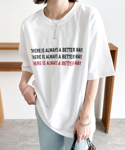 reca(レカ)/アクセントカラーロゴTシャツ(R24136－k)/img01