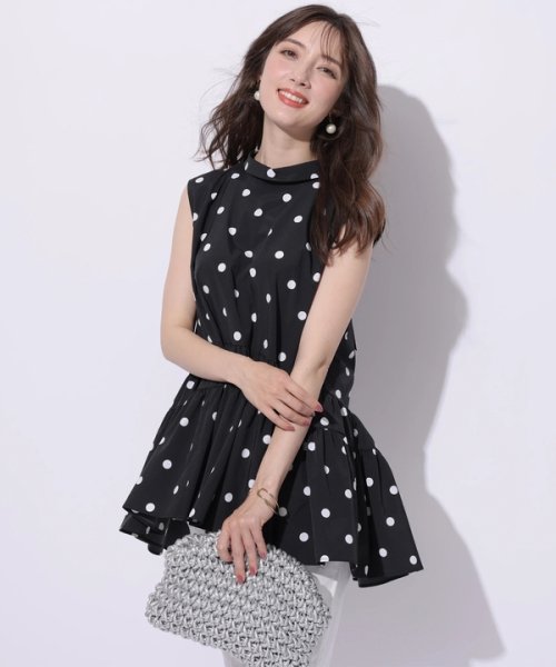 ロールカラーチュニックブラウス 予めご了承ください