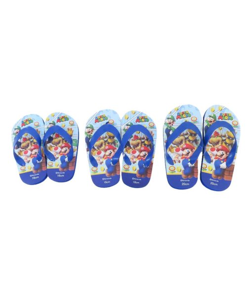 スーパーマリオ 子供用サンダル ビーチサンダル コミック ジェイズプランニング キッズ こども 子ども キャラクター グッズ 人気・おすすめ｜省スペース設計・旅行向けにおすすめ 公式 プライバシー配送 今だけ特典付き