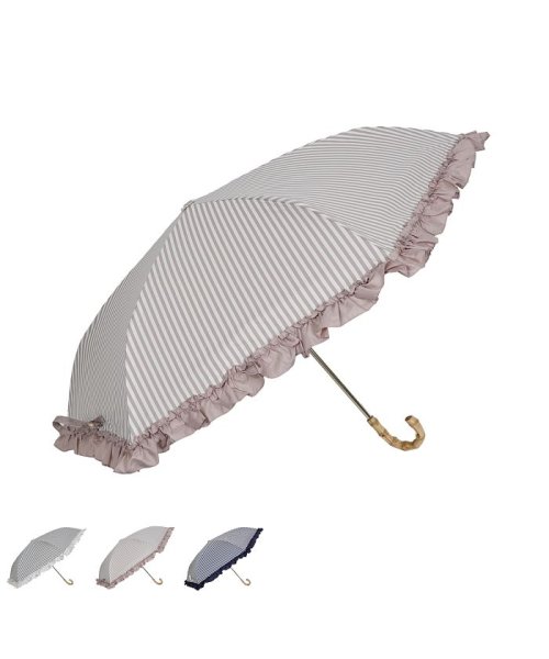 pinktrick(ピンクトリック)/pinktrick ピンクトリック 日傘 折りたたみ 完全遮光 軽量 晴雨兼用 3段 雨傘 まるい レディース 50cm 遮光率100% UVカット 紫外線対策/img07