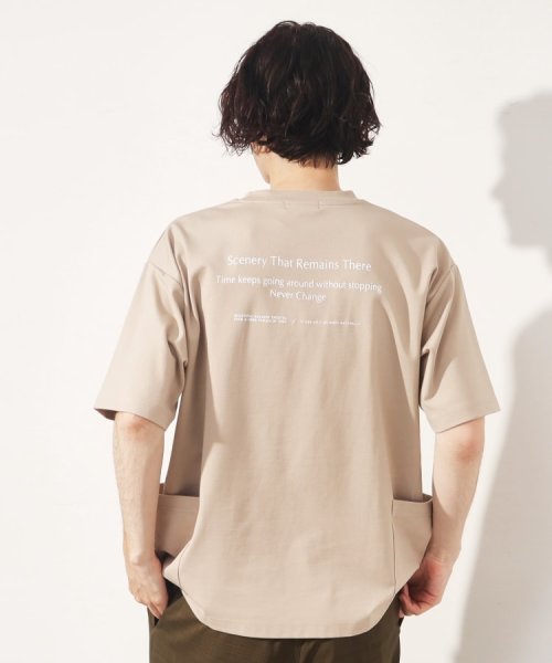 THE SHOP TK(ザ　ショップ　ティーケー)/【接触冷感】ポンチマルチポケットTシャツ/img07
