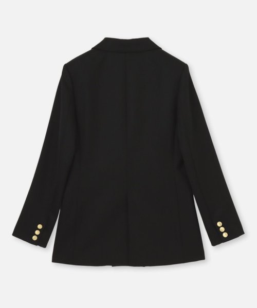 【LOULOU WILLOUGHBY】ギャバジンテーラードジャケット LOULOU WILLOUGHBY WILLOUGHBY店舗とオンラインショップ限定販売になります フィッティングモデル 詳細画像 172cm B82 W66 H92　着用サイズ：02