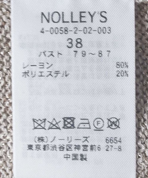 NOLLEY’S(ノーリーズ)/ブリリーノ天竺プルオーバーニット/img36