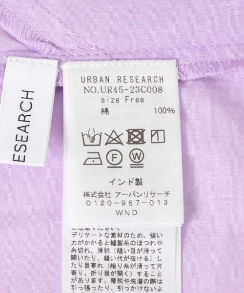URBAN RESEARCH(アーバンリサーチ)/コットンボイルショートフレアシャツ/img61