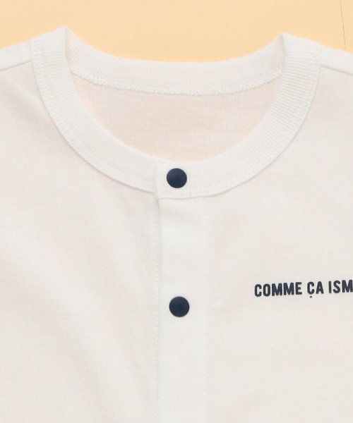 COMME CA ISM KIDS(コムサイズム（キッズ）)/ロゴ おしりパッチ 半袖ツーウェイオール/img03