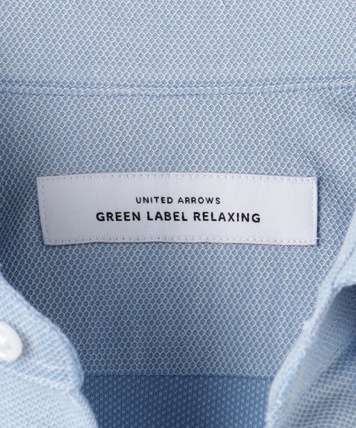 green label relaxing(グリーンレーベルリラクシング)/A+ COOL TCハニカム スリム ボタンダウン ドレスシャツ －イージーアイロン・接触冷感－/img22