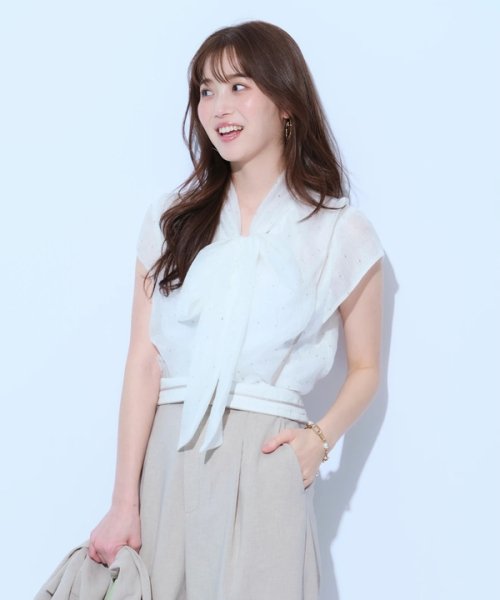 プチラメドット半袖ブラウス 予めご了承ください