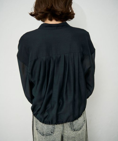 シアードレープブルゾン 