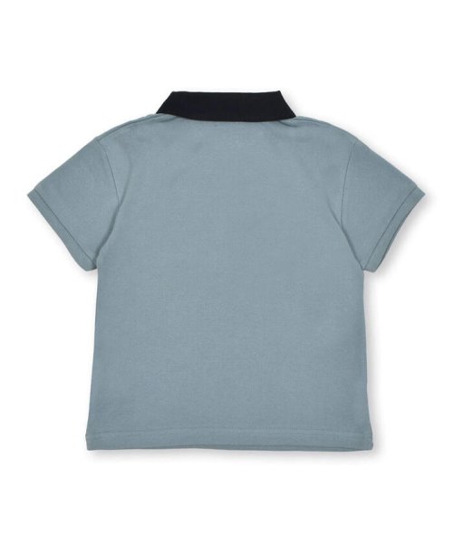 BeBe(ベベ)/スキッパーカラーカノコ半袖ポロシャツ(100~140cm)/img09