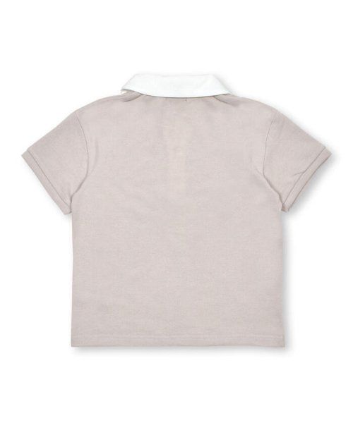 BeBe(ベベ)/スキッパーカラーカノコ半袖ポロシャツ(100~140cm)/img16