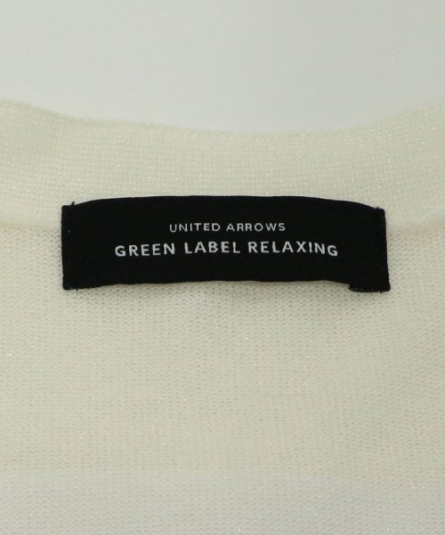 green label relaxing(グリーンレーベルリラクシング)/グロッシー シアー Vネック ニット カーディガン/img15