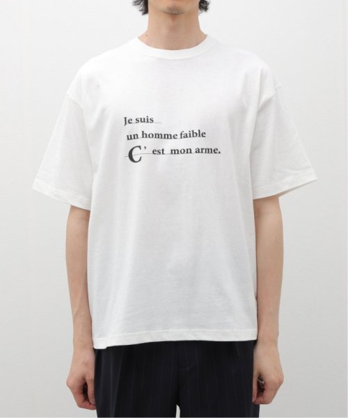 EDIFICE(エディフィス)/MESSAGE フレンチプリント Tシャツ/img30