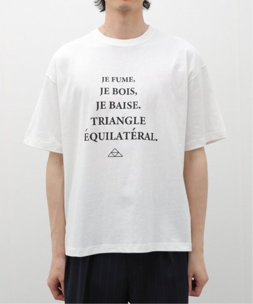 EDIFICE(エディフィス)/MESSAGE フレンチプリント Tシャツ/img36