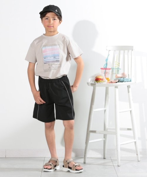 SHOO・LA・RUE(Kids) (シューラルーキッズ)/【110－140cm／吸水速乾】パイピングハーフパンツ/img12