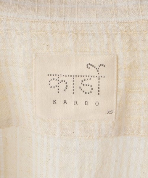 KARDO ハンドルームシャツ KARDO FRAMeWORK