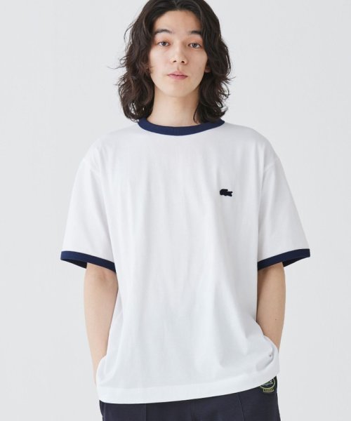 LACOSTE Mens(ラコステ　メンズ)/【オンライン限定】LACOSTE ワンポイントロゴ リンガーTシャツ/img02