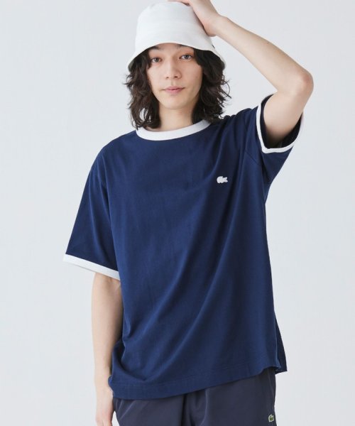 LACOSTE Mens(ラコステ　メンズ)/【オンライン限定】LACOSTE ワンポイントロゴ リンガーTシャツ/img08