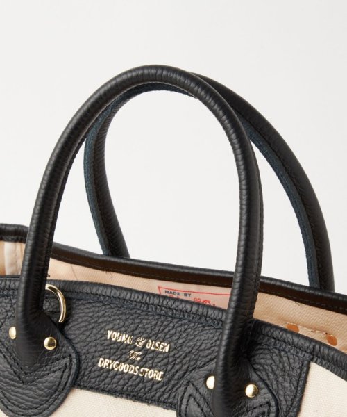 【別注】＜YOUNG&OLSEN The DRYGOODS STORE＞BELTED CVS トートバッグ The DRYGOODS CVS label STORE ヤングアンドオルセン ドライグッズ ストア