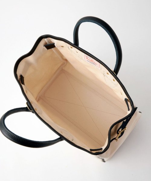 【別注】＜YOUNG&OLSEN The DRYGOODS STORE＞BELTED CVS トートバッグ The DRYGOODS CVS label STORE ヤングアンドオルセン ドライグッズ ストア