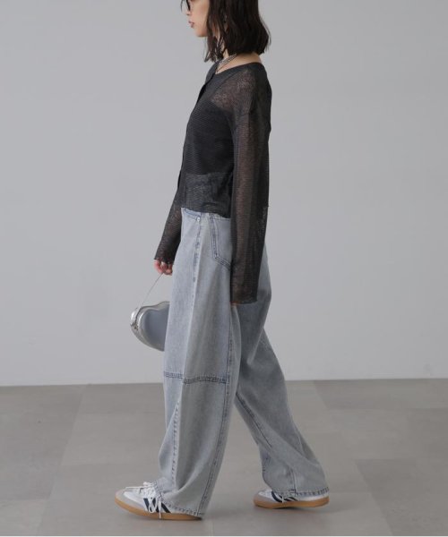 前後2wayシアーボーダーカットソーカーディガン 人気・おすすめ｜使いやすい・旅行におすすめ 品質保証 全国発送 在庫限り