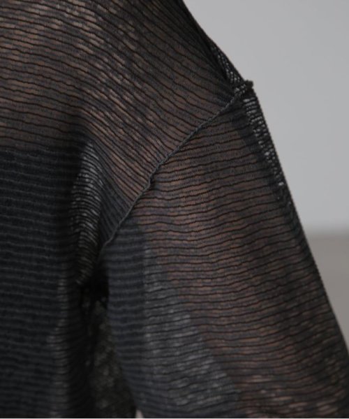 前後2wayシアーボーダーカットソーカーディガン 人気・おすすめ｜使いやすい・旅行におすすめ 品質保証 全国発送 在庫限り