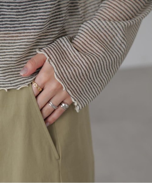 前後2wayシアーボーダーカットソーカーディガン 人気・おすすめ｜使いやすい・旅行におすすめ 品質保証 全国発送 在庫限り