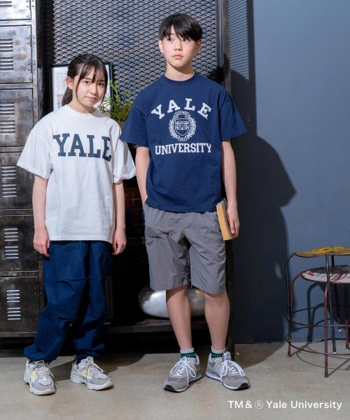 GLAZOS(グラソス)/【YALE】コットン・半袖カレッジプリントTシャツ/img02