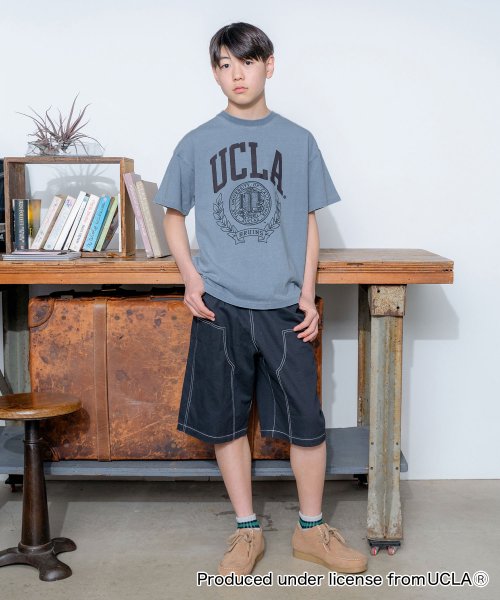 GLAZOS(グラソス)/【UCLA】コットン・半袖カレッジプリントTシャツ/img01