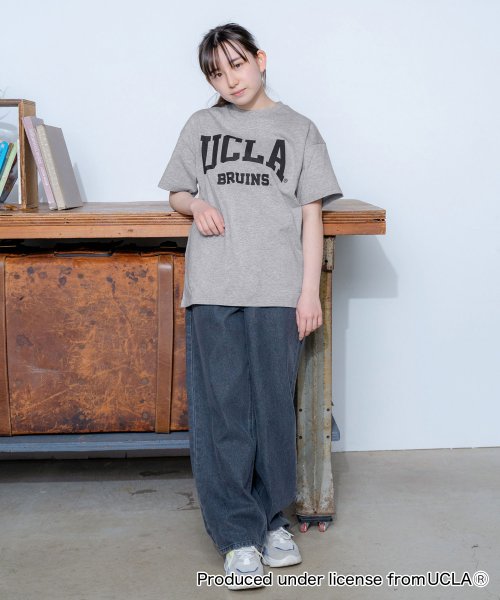 GLAZOS(グラソス)/【UCLA】コットン・フロントUCLAロゴ半袖Tシャツ/img01