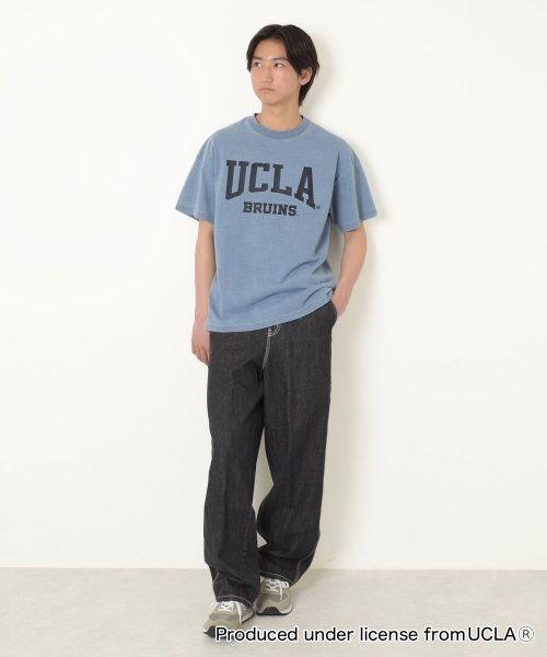GLAZOS(グラソス)/【UCLA】コットン・フロントUCLAロゴ半袖Tシャツ/img02