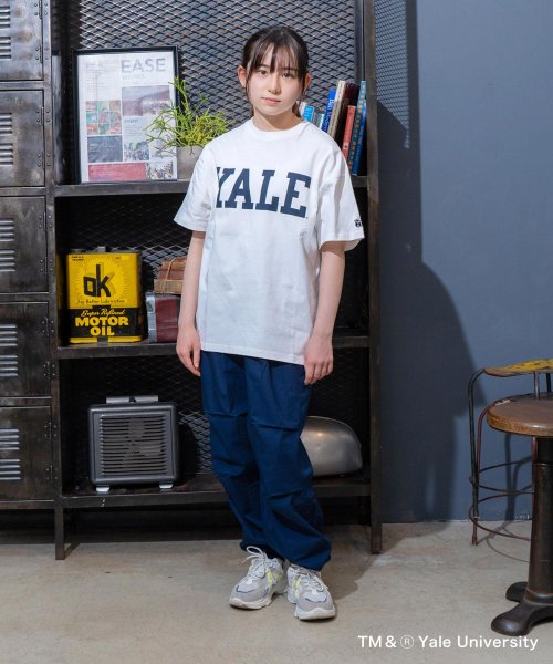 GLAZOS(グラソス)/【YALE】コットン・半袖YALEロゴTシャツ/img01