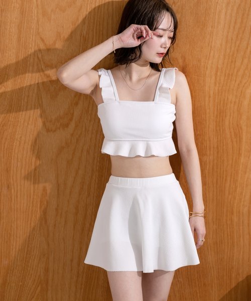 【2024SS新作】スイムウェア ショルダーフリルセットアップ 人気・おすすめ｜売れ筋商品・話題商品におすすめ 品質チェック済み 安心配送 今月のおすすめ