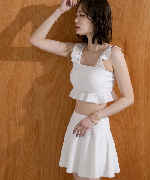 【2024SS新作】スイムウェア ショルダーフリルセットアップ 人気・おすすめ｜売れ筋商品・話題商品におすすめ 品質チェック済み 安心配送 今月のおすすめ