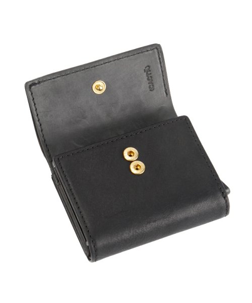 (CACT'A)(カクタ)/カクタ 三つ折り財布 ミニ財布 ミニウォレット メンズ レディース ブランド レザー 本革 スキミング防止 小さい財布 CACTA 2042/img08