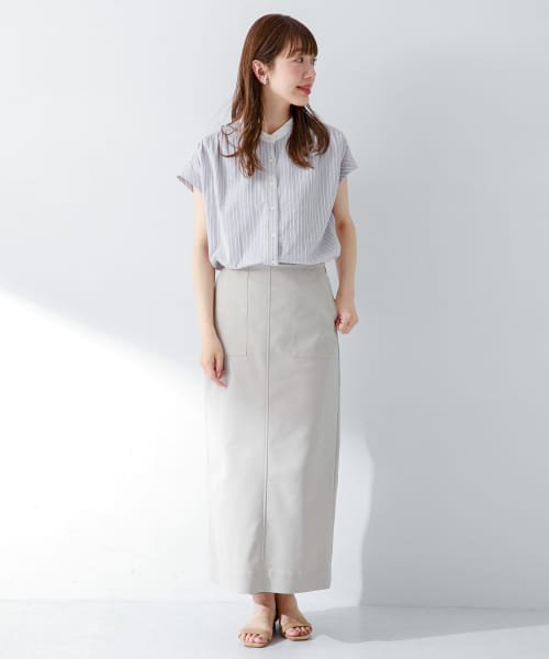 『WEB限定』ロープドビーコットンストライプブラウス 人気・おすすめ｜省スペース設計・旅行向けにおすすめ 公式 プライバシー配送 今だけ特典付き