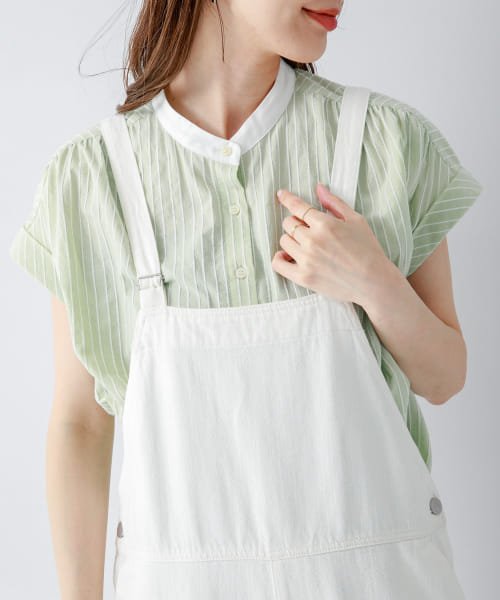 『WEB限定』ロープドビーコットンストライプブラウス 人気・おすすめ｜省スペース設計・旅行向けにおすすめ 公式 プライバシー配送 今だけ特典付き