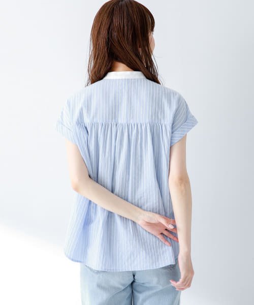 『WEB限定』ロープドビーコットンストライプブラウス 人気・おすすめ｜省スペース設計・旅行向けにおすすめ 公式 プライバシー配送 今だけ特典付き