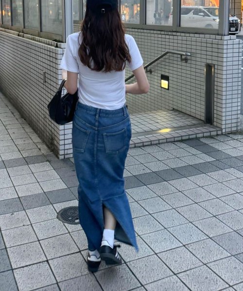 YA－YA(ヤヤ) デニムロングスカート 
