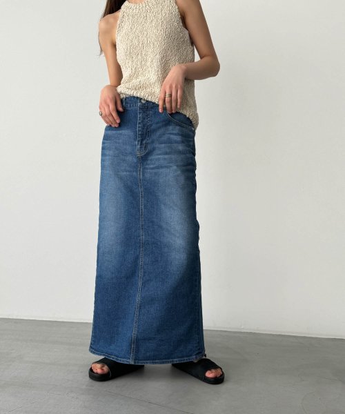YA－YA(ヤヤ) デニムロングスカート 