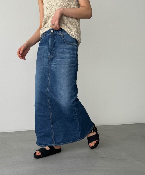 YA－YA(ヤヤ) デニムロングスカート 