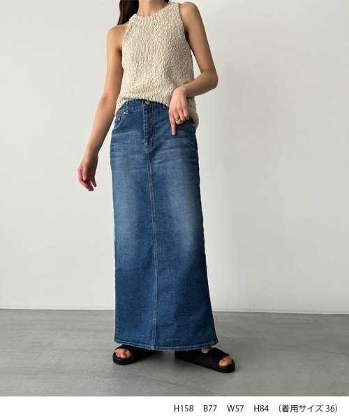 YA－YA(ヤヤ) デニムロングスカート 