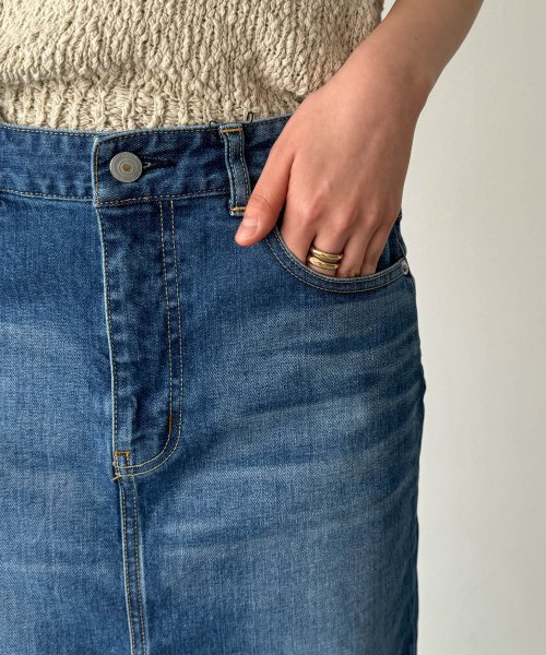 YA－YA(ヤヤ) デニムロングスカート 