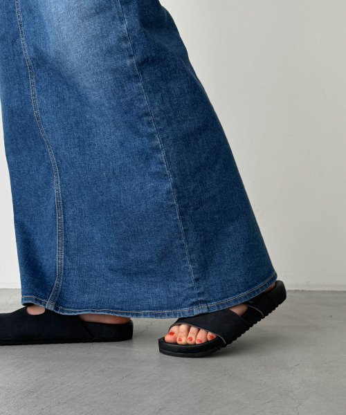 YA－YA(ヤヤ) デニムロングスカート 