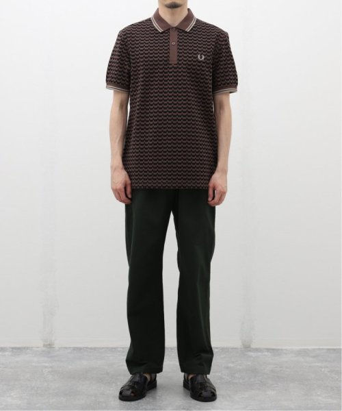 EDIFICE(エディフィス)/FRED PERRY (フレッド ペリー) ABSTRACT GRAPHIC  POLO SHIRT M7791/img01