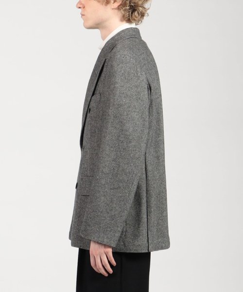 タスマニアラムウール ダブルブレステッド6Bジャケット 