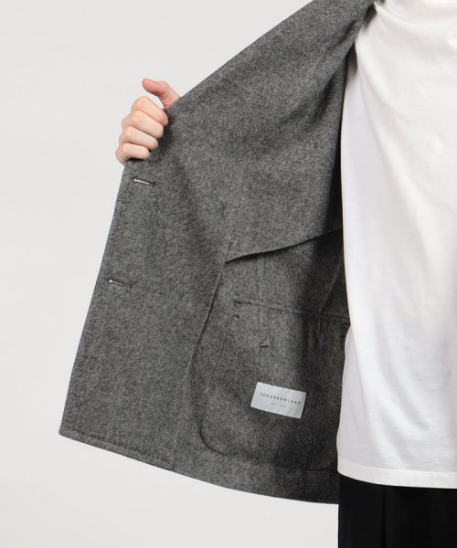タスマニアラムウール ダブルブレステッド6Bジャケット 